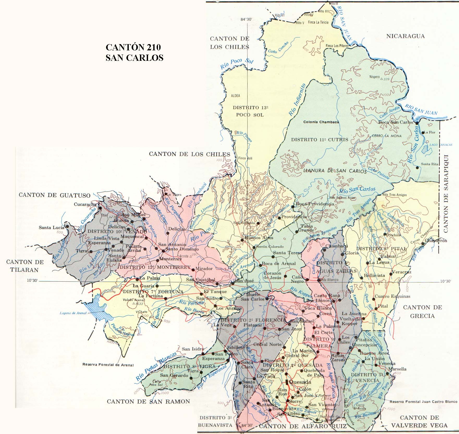 Mapa San Carlos 